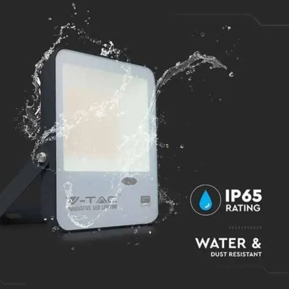 LED прожектор със светлинен сензор 50 W Samsung чип V-TAC ➤ топ цена ➤ dshome.bg