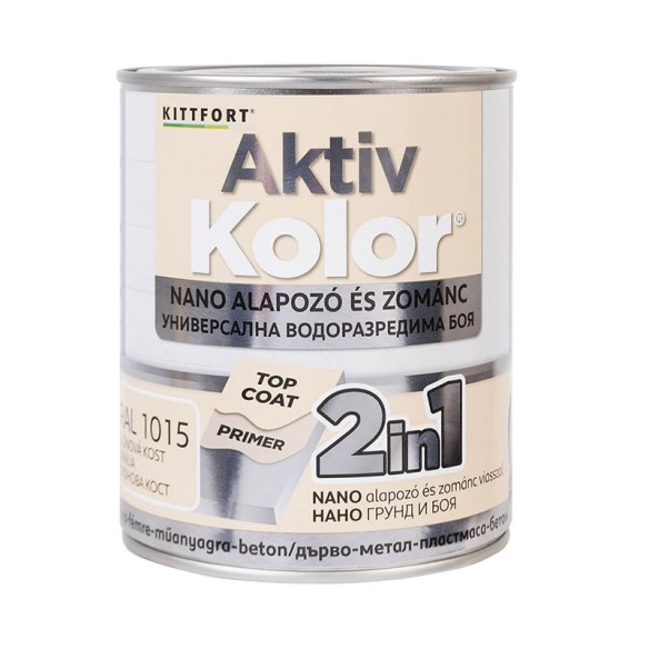Боя 2в1 Aktiv Kolor 0.75 л Слонова кост KITTFORT ➤ топ цена ➤ dshome.bg