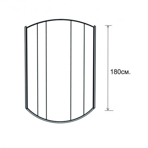 Душ кабина  "пролет"- 285 ts 80*80 - 2
