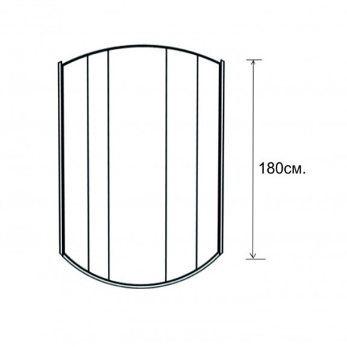 Душ кабина  "лято" - 285 fs 80*80 - 2