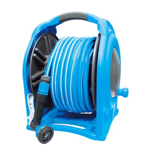 Макара с маркуч и пистолет за поливане за стена AQUACRAFT ➤ топ цена ➤ dshome.bg