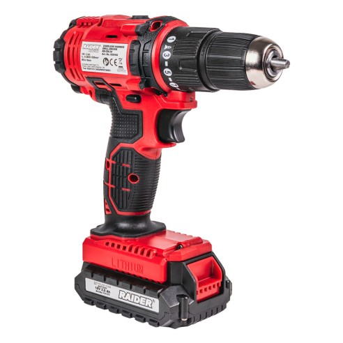 Ударна бормашина с 2 скорости 18 V RD-CDL38 RAIDER ➤ топ цена ➤ dshome.bg
