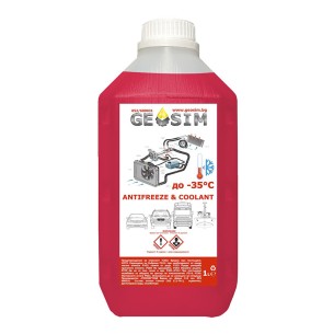 Антифриз -35°С 1 л Long Life GEOSIM - 1