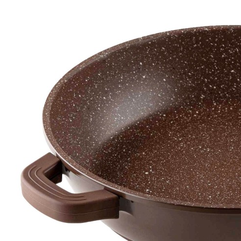 Плитка тенджера 32x7.5 см 4.3 л шоколад Mia MUHLER ➤ топ цена ➤ dshome.bg