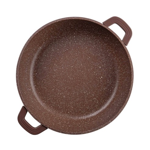 Плитка тенджера 32x7.5 см 4.3 л шоколад Mia MUHLER ➤ топ цена ➤ dshome.bg