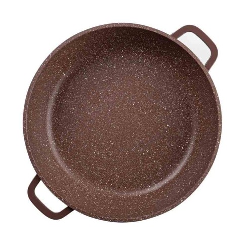 Плитка тенджера 32x7.5 см 4.3 л шоколад Mia MUHLER ➤ топ цена ➤ dshome.bg