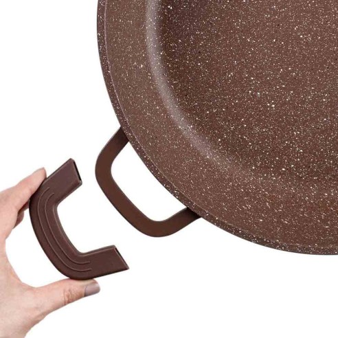 Плитка тенджера 32x7.5 см 4.3 л шоколад Mia MUHLER ➤ топ цена ➤ dshome.bg