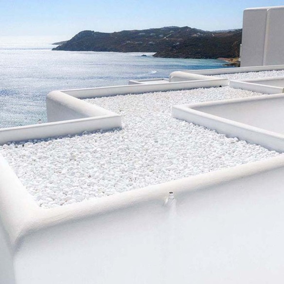 Камъчета за декорация 3-6 см Pebbles White Thasos AKROLITHOS - на кг