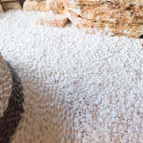Камъчета за декорация 3-6 см Pebbles White Thasos AKROLITHOS - на кг
