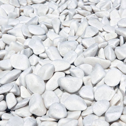 Камъчета за декорация 3-6 см Pebbles Ocean White AKROLITHOS - на кг - 2