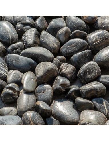Камъчета за декорация 4-7 см Pebbles Black AKROLITHOS - на кг - 2