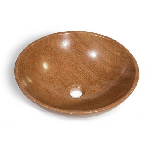 Умивалник от оникс Washbasin Onyx Brown D42 H14 AKROLITHOS - 1