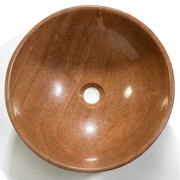 Умивалник от оникс Washbasin Onyx Brown D42 H14 AKROLITHOS - 3