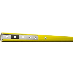 Градински маркуч- 1/2'' 25m 6 слоя - Dribbling ➤ топ цена ➤ dshome.bg 2