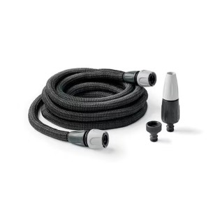 Сет разтегателен маркуч до 15 м със струйник Aquapop grey easy15