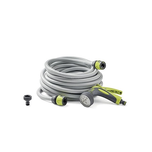 Сет супер лек маркуч 15 м 5/8'' с пистолет 8 функ. Aqualight15kit