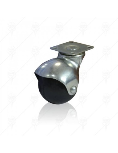 Мебелно колело метал топка с планка 50мм PREMIUMFIX - 1