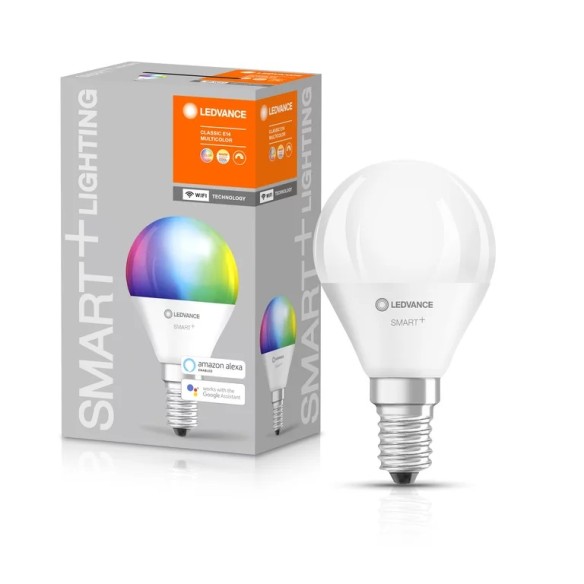 Смарт LED крушка OSRAM 4,9W, 2700…6500K SMART+ WiFi, E14