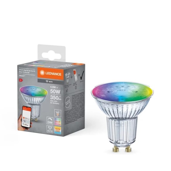 Смарт LED крушка OSRAM PAR16 5W, 2700…6500K SMART+ WiFi, GU10