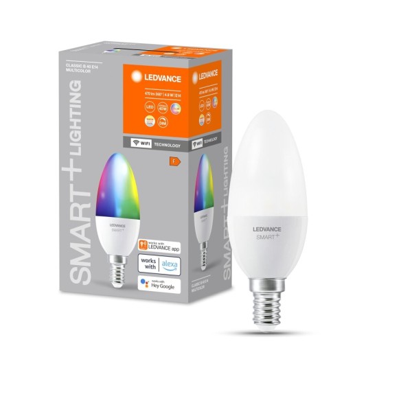 Смарт LED крушка 5W, 2700…6500K, SMART+ WiFi, E14