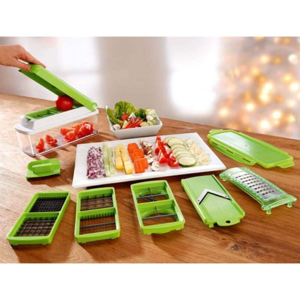 Кухненско ренде 10в1 Nicer Dicer Plus Genius ➤ топ цена ➤ dshome.bg