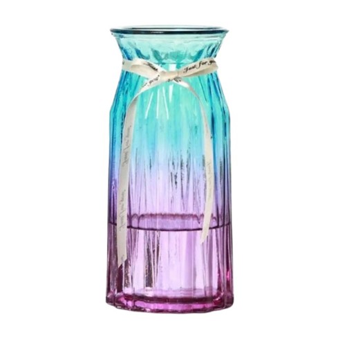 Стъклена ваза с панделка 23 см Mini FLOWERPLUS ➤ топ цена ➤ dshome.bg