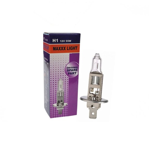 Халогенна крушка за кола H1 55 W 12 V MAXXX LIGHT ➤ топ цена ➤ dshome.bg