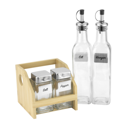 Оливерник на стойка 250/130 мл Natural Wood HORECANO ➤ топ цена ➤ dshome.bg