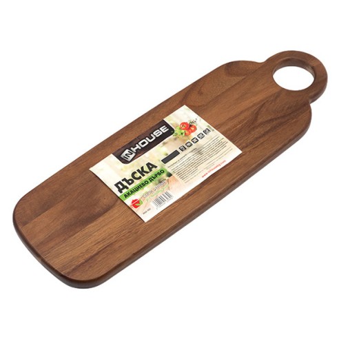 Дъска за рязане от акациево дърво 44x15x1.6 см ➤ топ цена ➤ dshome.bg