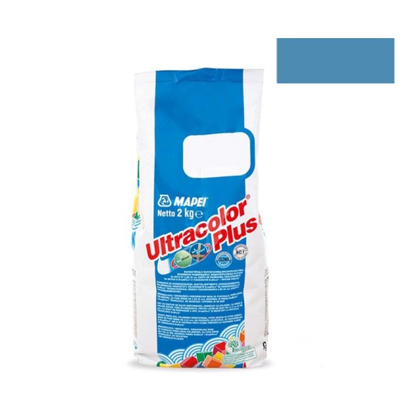 Фугираща смес Ultracolor Plus въздушно синя 2 кг MAPEI ➤ топ цена ➤ dshome.bg
