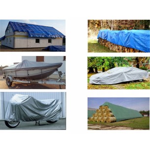 Подсилено покривало 3x4 м 120 гр/м2 сиво BRADAS ➤ топ цена ➤ dshome.bg 2