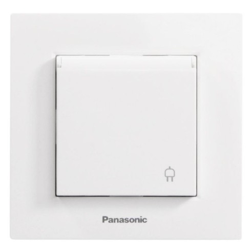 Контакт с капак 16A Karre Plus бял PANASONIC - 2