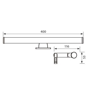 LED осветително тяло за баня Aldo 6 W IP44 VIVALUX ➤ топ цена ➤ dshome.bg 2