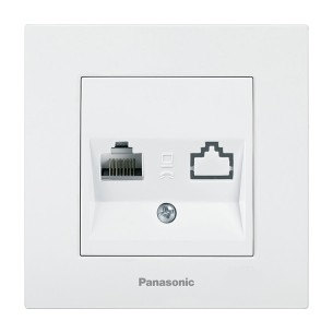 Розетка за компютър Karre Plus бяла PANASONIC - 1