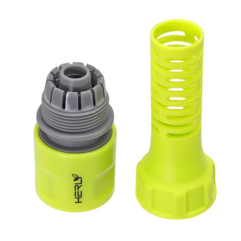 Конектор 1/2" Ж за маркуч 1/2" с предпазител S-line HERLY ➤ топ цена ➤ dshome.bg