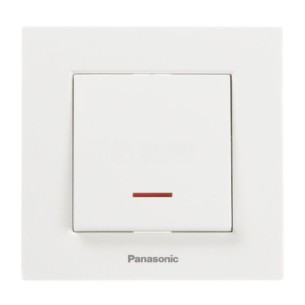 Светещ ключ сх.1 Karre Plus бял PANASONIC - 1 2