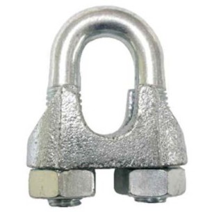 Скоба за стоманено въже 3 мм MMS ➤ топ цена ➤ dshome.bg