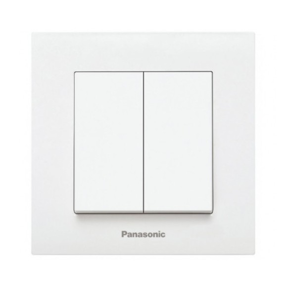Двоен ключ сх.5 Karre Plus бял PANASONIC - 1