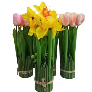 Изкуствено цвете букет 30 см ➤ топ цена ➤ dshome.bg