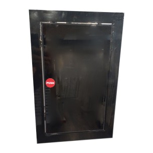 Ревизионна вратичка с алуминиева рамка 20x30 см черна SMG ➤ топ цена ➤ dshome.bg