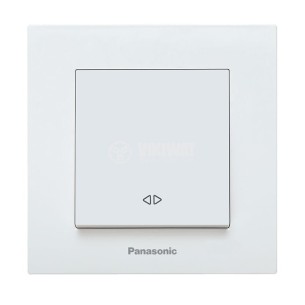 Кръстат ел. ключ сх. 7 Karre Plus бял PANASONIC - 1