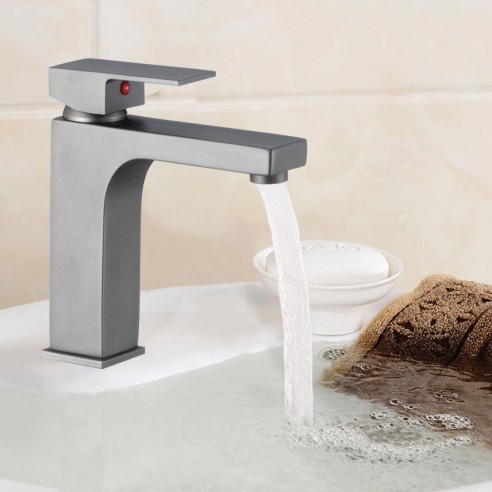 Смесител за баня Ясмина Gun Grey ICF 1008866GG INTER CERAMIC ➤ топ цена ➤ dshome.bg