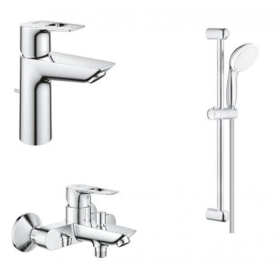 Комплект за баня: тръбно окачване и смесители BauLoop GROHE ➤ топ цена ➤ dshome.bg