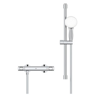Душ комплект смесител с тръбно окачване Grohtherm 500 GROHE ➤ топ цена ➤ dshome.bg