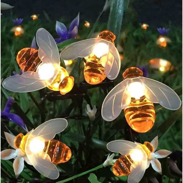 Соларен LED гирлянд Пчелички 20 лампички MY GARDEN ➤ топ цена ➤ dshome.bg