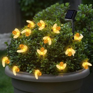 Соларен LED гирлянд Пчелички 20 лампички MY GARDEN ➤ топ цена ➤ dshome.bg