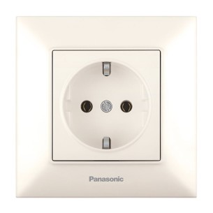 Ел. контакт шуко 16А Arkedia Slim цвят крем PANASONIC - 1