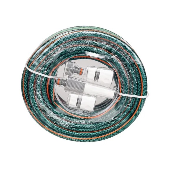 Четирислоен маркуч Greenbos Plus Set ø1/2'' 20м комплект с накрайници ➤ топ цена ➤ dshome.bg