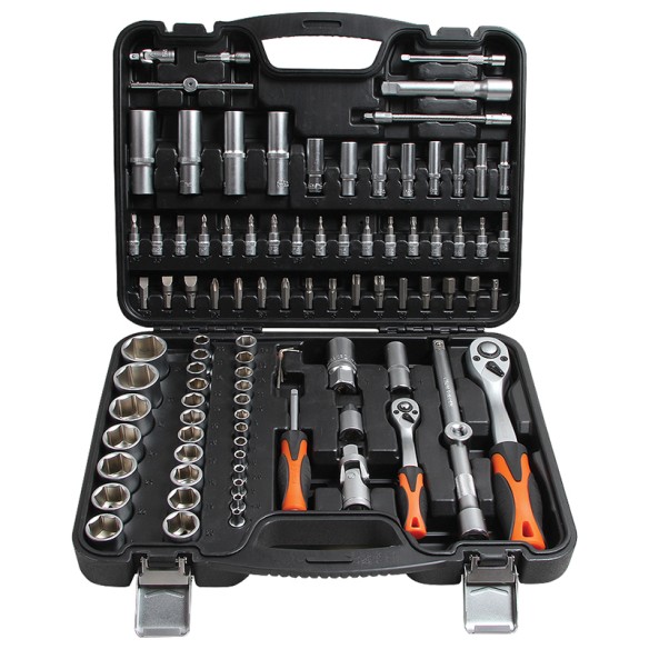 Комплект гедоре 1/2"-1/4" 108 части PREMIUM ➤ топ цена ➤ dshome.bg