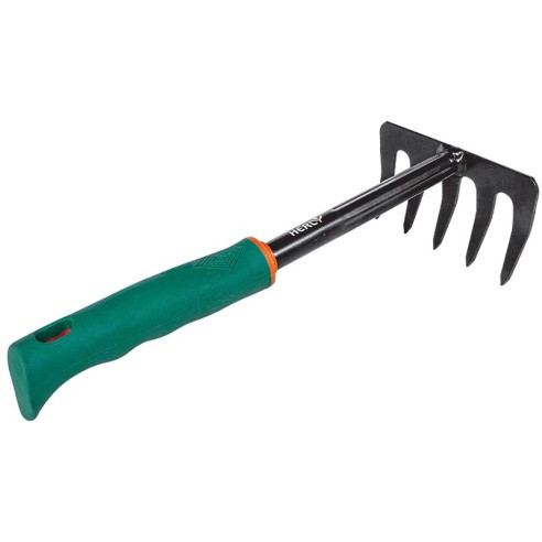 Градинско мини гребло 5 зъба 30 см HERLY ➤ топ цена ➤ dshome.bg